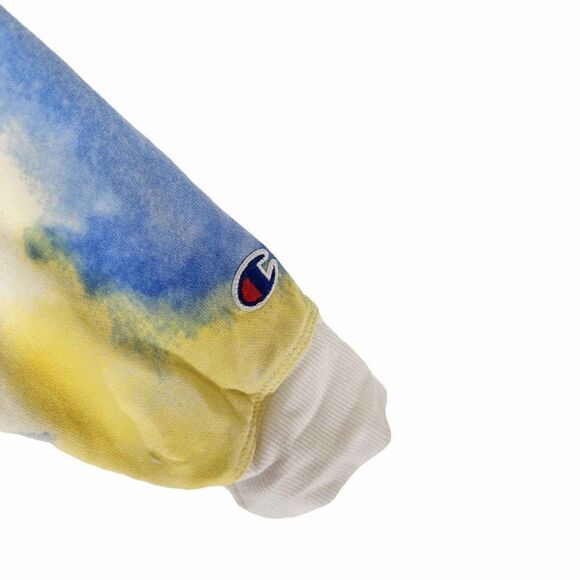 Champion tie dye cropped sweatshirt Size Large - Picture 6 of 7